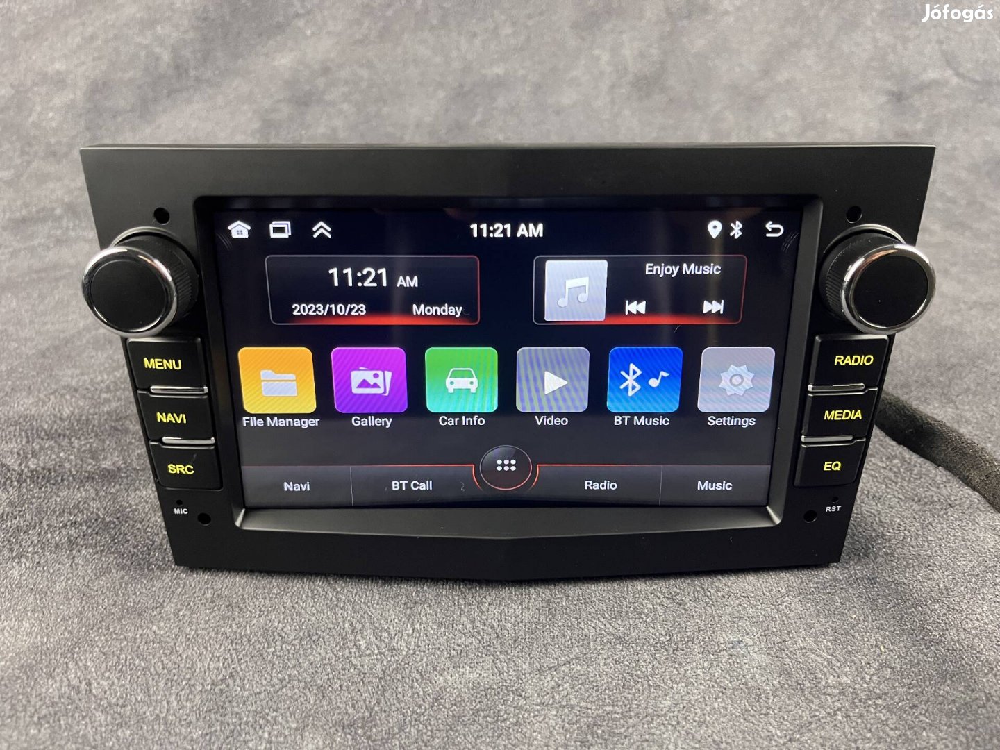 Opel Astra H Matt Fekete Android Navigációs multimédia Carplay 