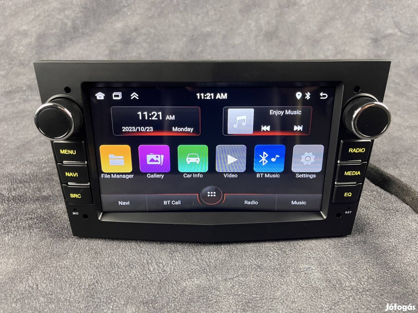 Opel Astra H Matt Fekete Android Navigációs multimédia Carplay 