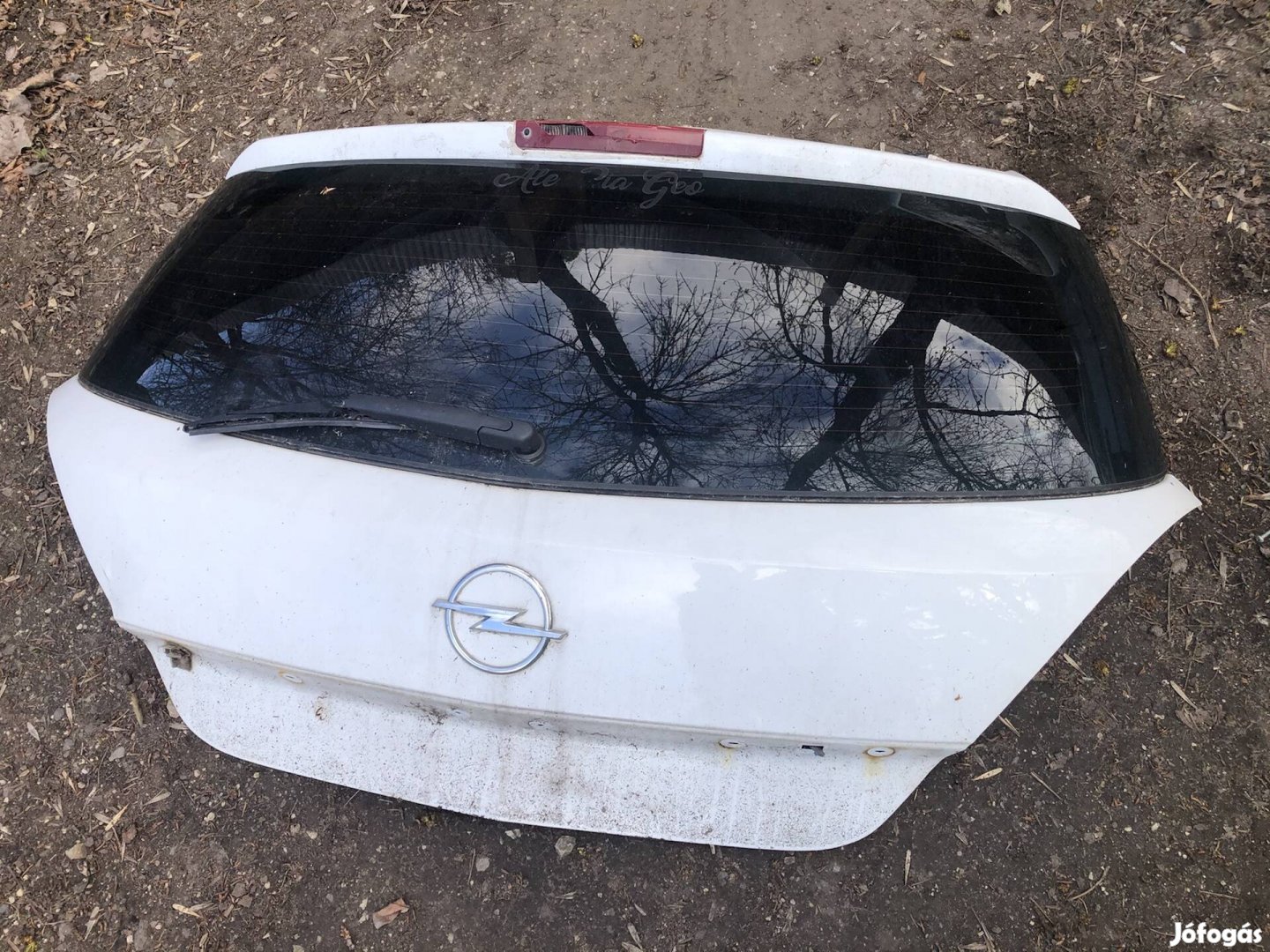 Opel Astra H csomagtér ajtó fehér 