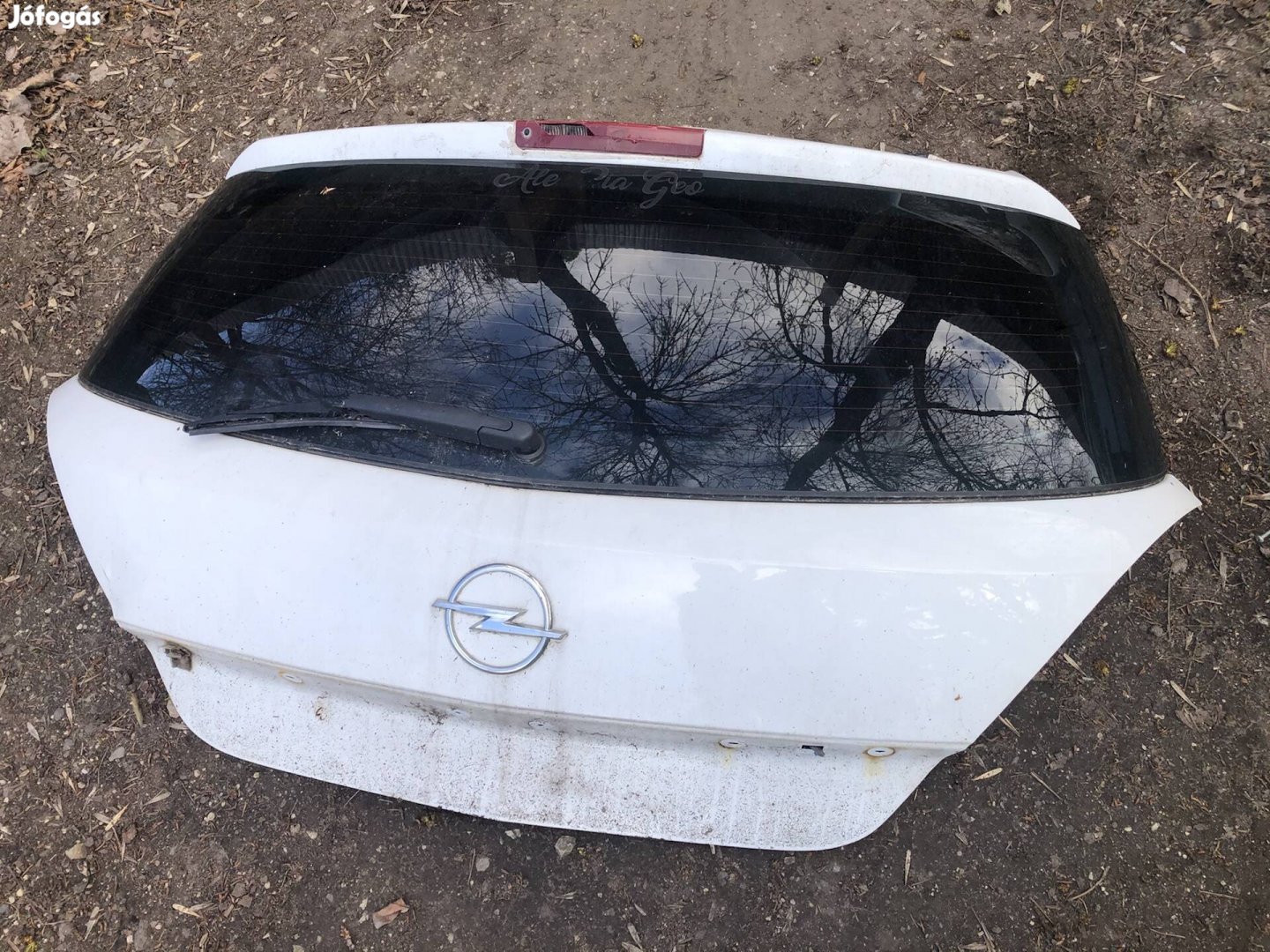 Opel Astra H csomagtér ajtó fehér 