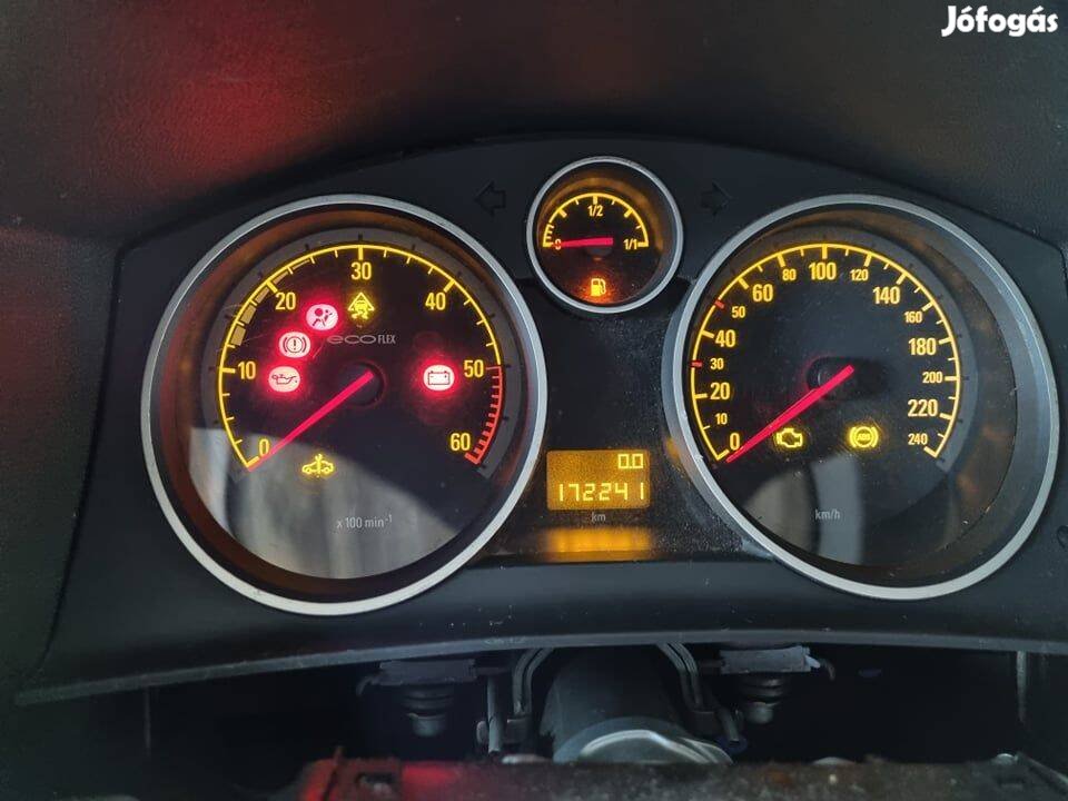 Opel Astra H kilométeróra,óracsoport EC