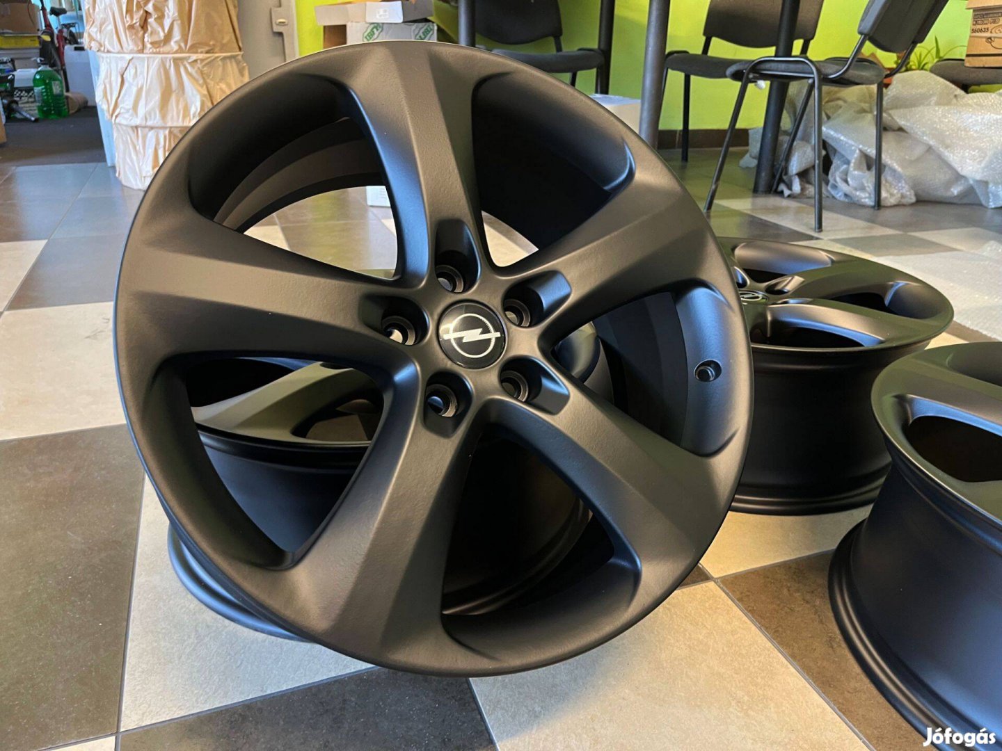 Opel Astra Insignia 19" 5x115 fekete gyári alufelni eladó 19 coll