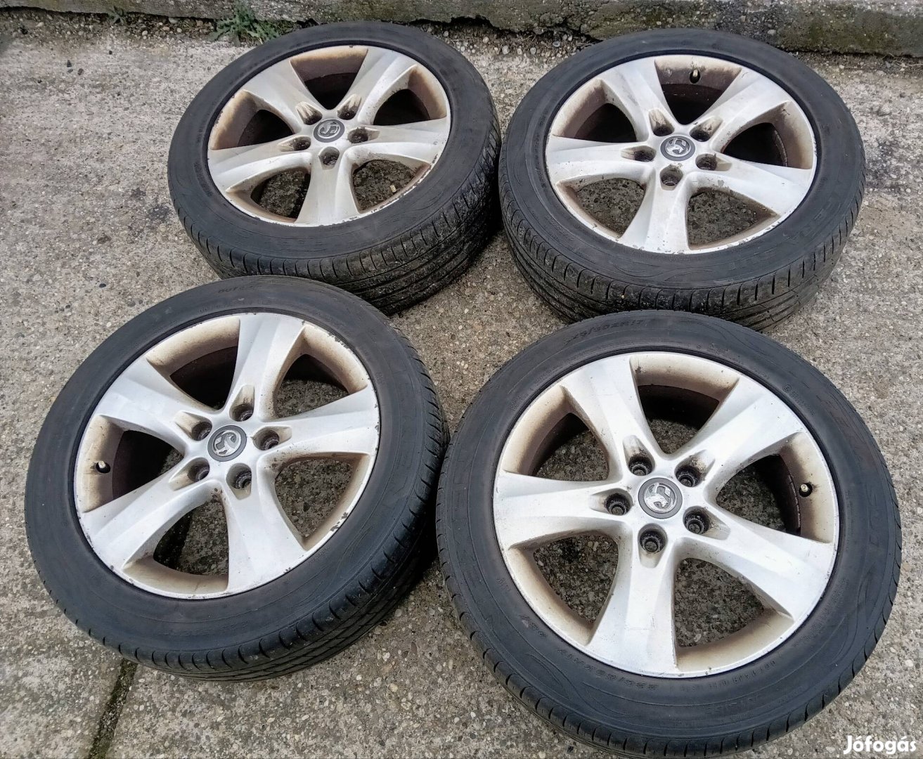 Opel Astra J 17" (5x115, 7x17) alufelni garnitúra nyári gumival