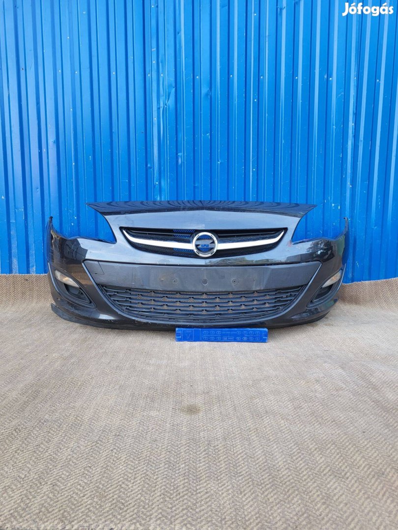 Opel Astra J 2012- facelift gyári 13368660 első lökhárító fekete