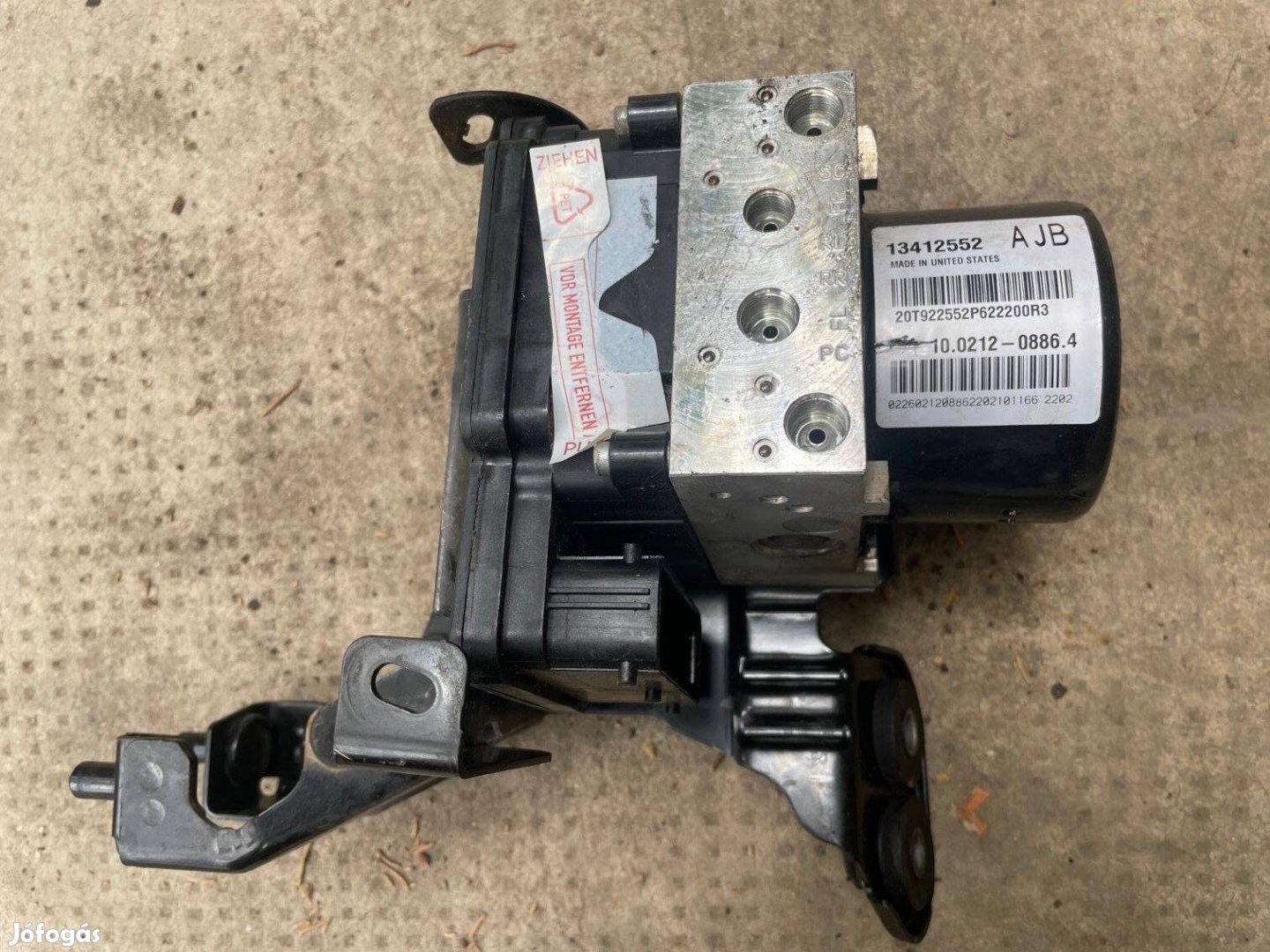 Opel Astra J ABS Vezérlő Elektronika 13412552 AJB