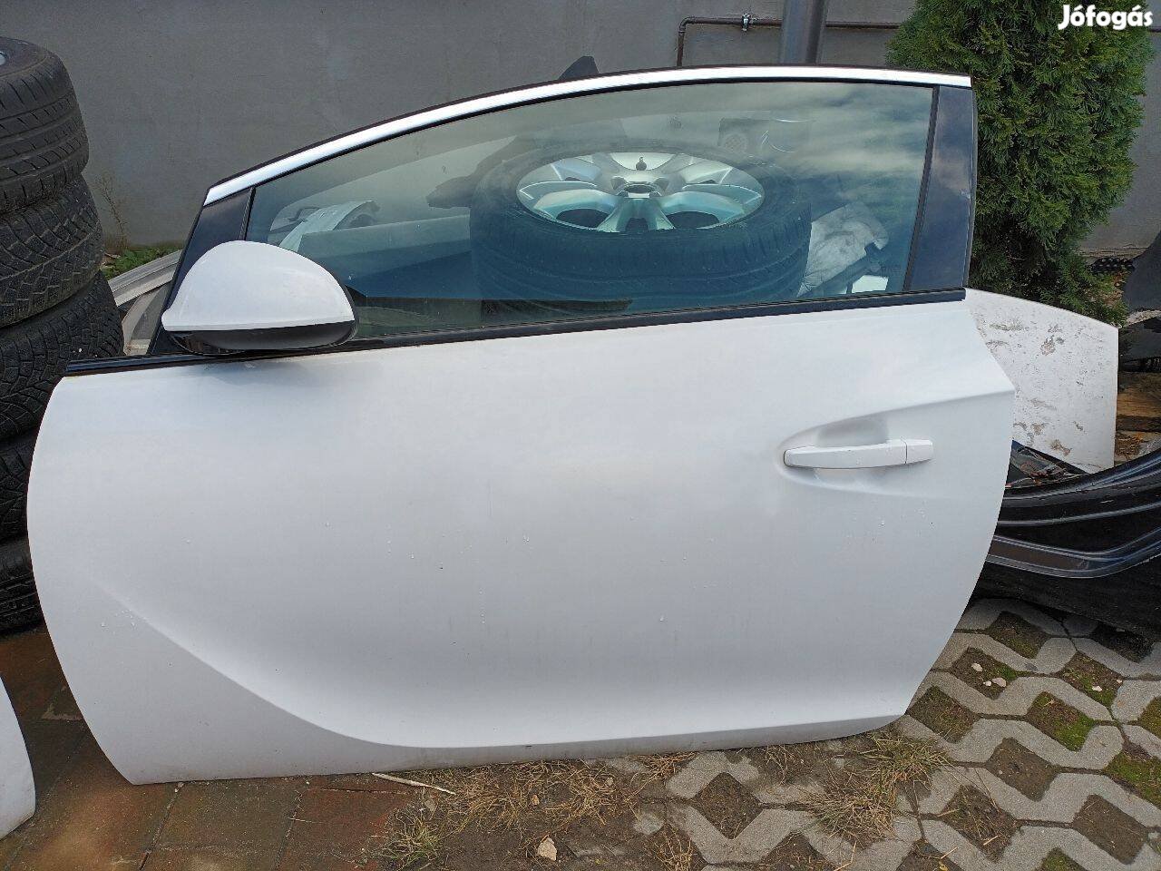 Opel Astra J GTC Bal első Ajtó Fehér