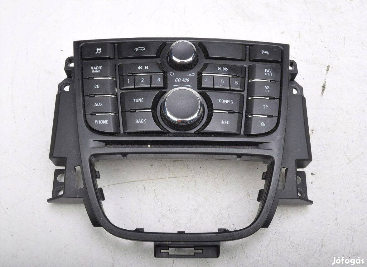 Opel Astra J rádió vezérlő panel 13360091