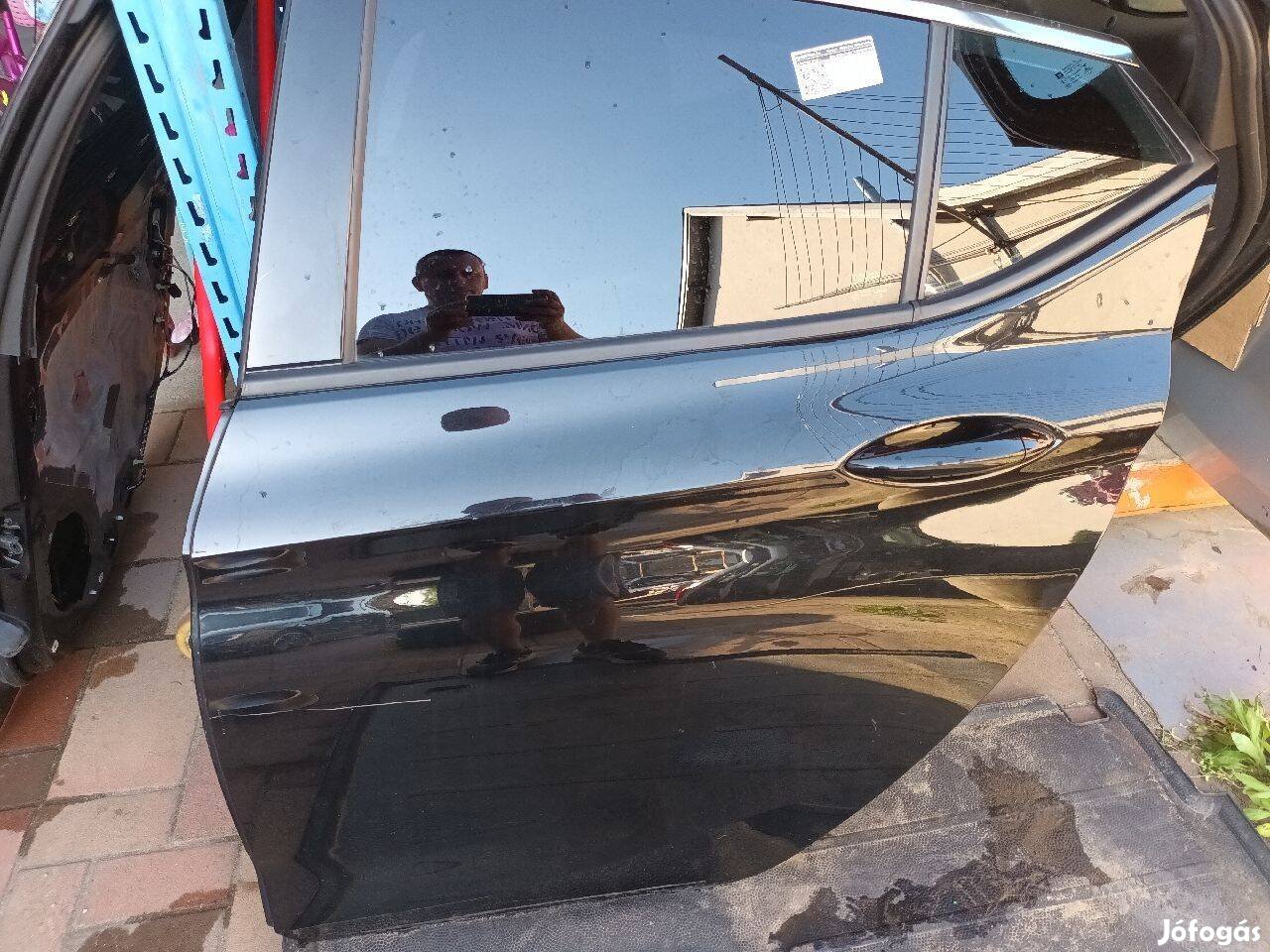 Opel Astra K Bal hátsó Ajtó Fekete 5724