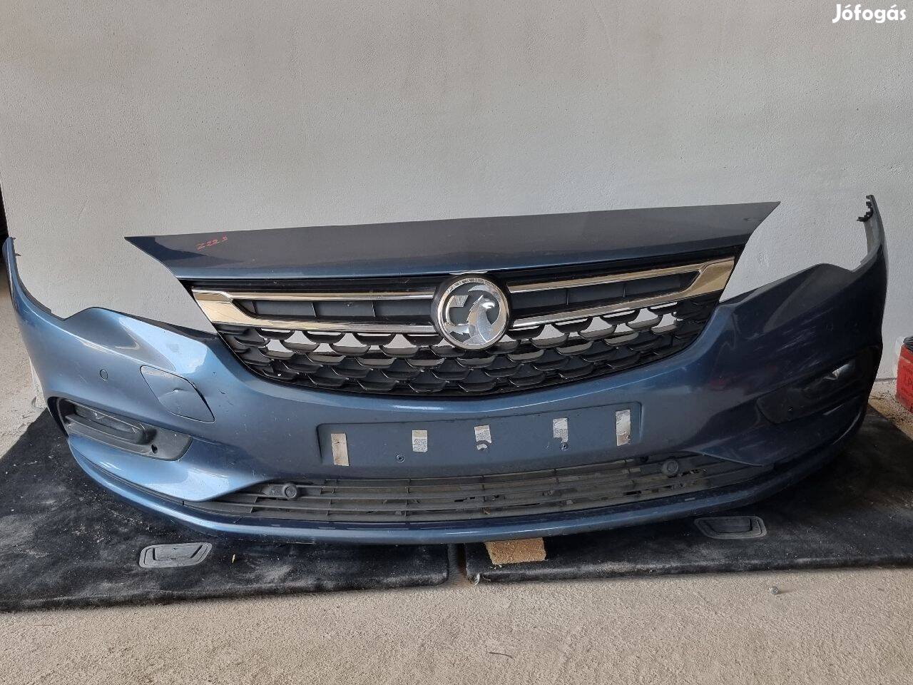 Opel Astra K Első Lökhárító Z22s kék 4 Radaros