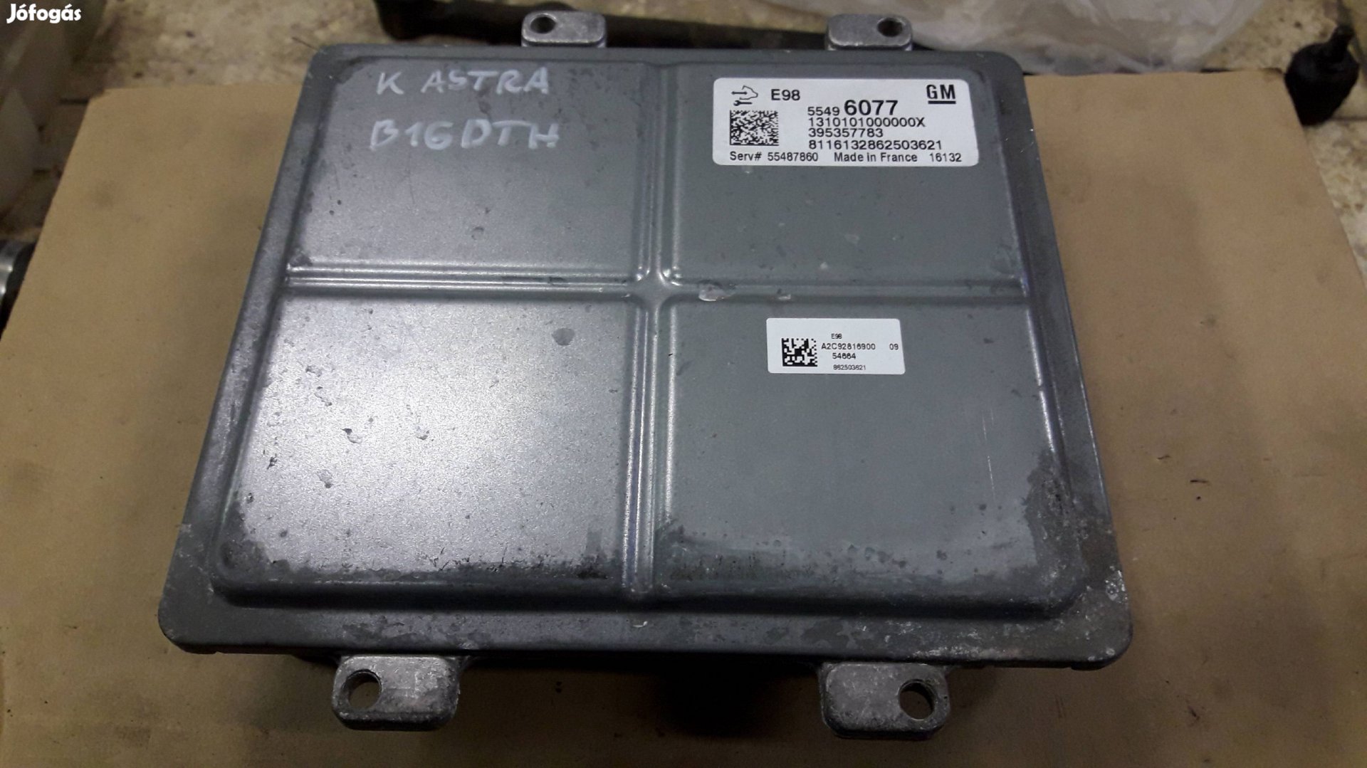 Opel Astra K Motorvezérlő ECU
