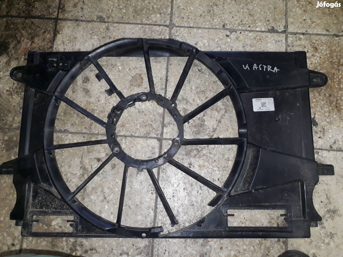 Opel Astra K Vízhűtő Ventilátor Keret