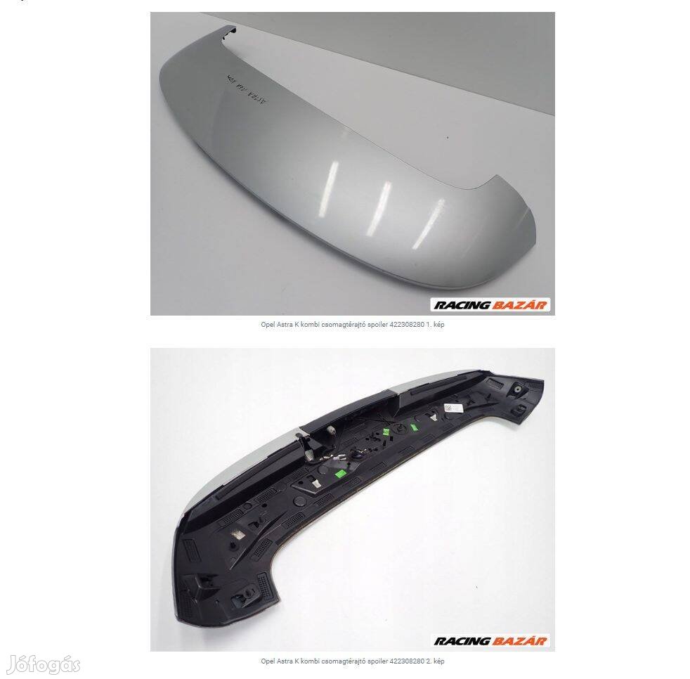 Opel Astra K kombi csomagtérajtó spoiler 422308280