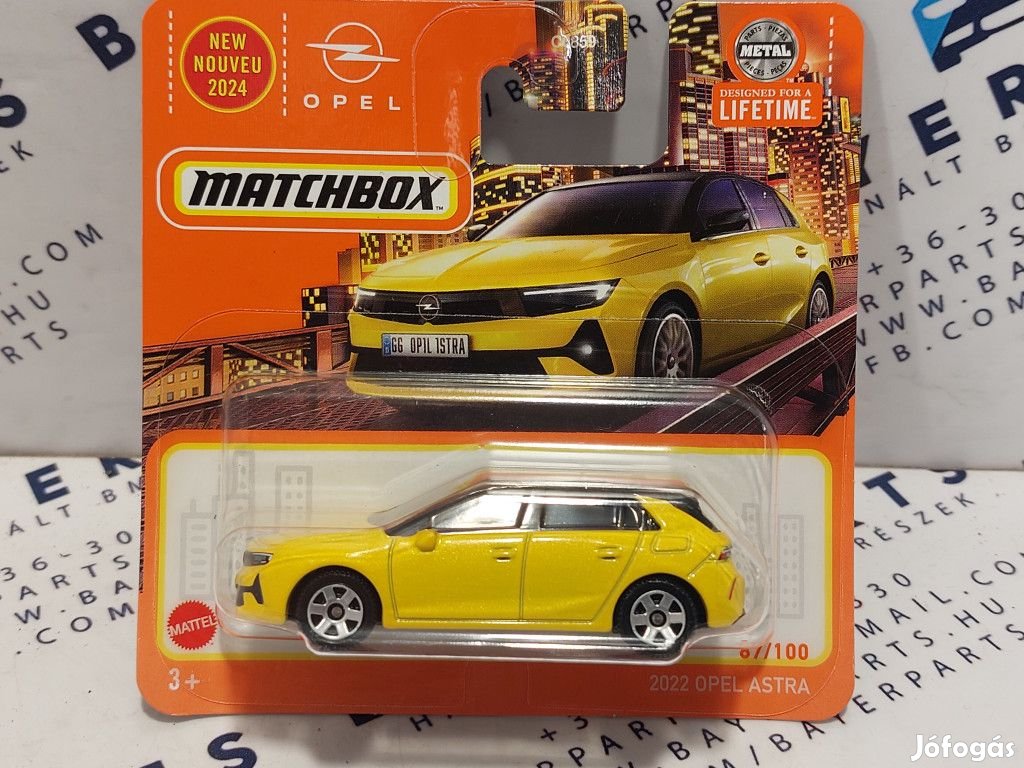 Opel Astra (2022) - 87/100 - bliszteres -  Matchbox - 1:64