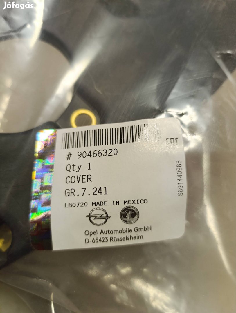 Opel Astra vezérműszíj burkolat, hátsó 