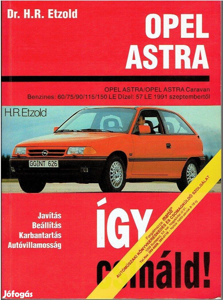 Opel Asztra F kézikönyv