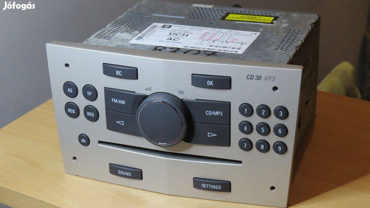 Opel CD30 MP3 gyári cd rádió autórádió fejegység