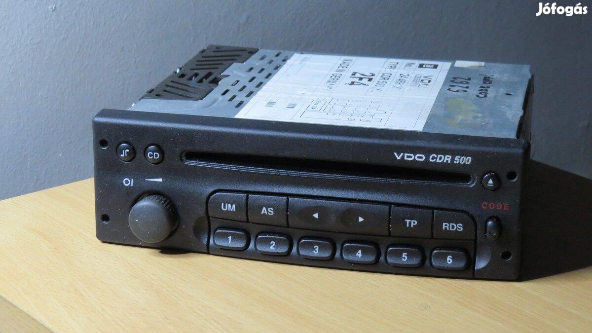 Opel CDR 500 gyári cd rádió autórádió fejegység
