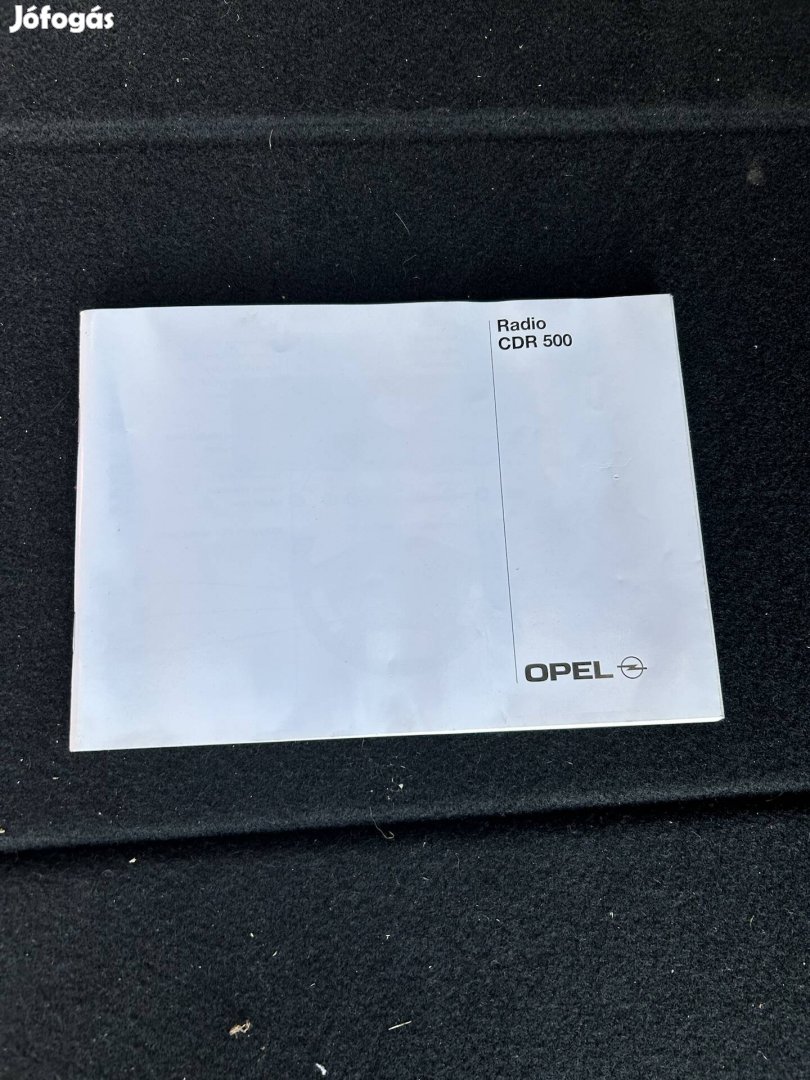 Opel CDR 500 rádió fejegység kezelési útmutató