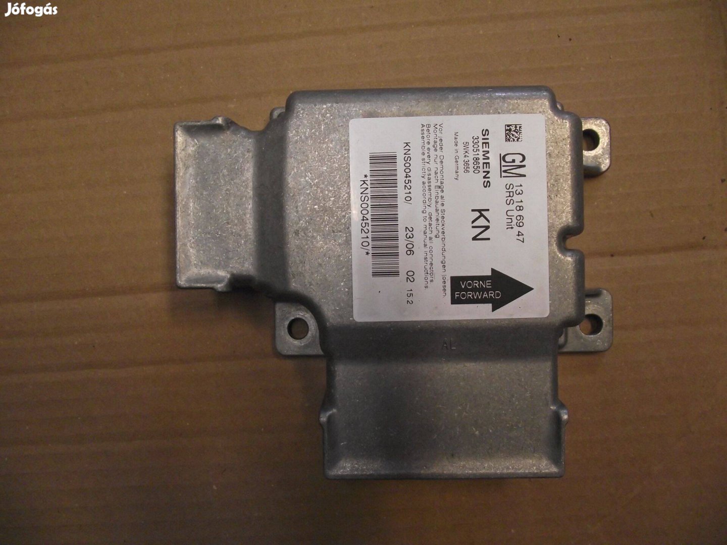 Opel C vectra Signum légzsák vezérlő 2003-2009 GM13186947