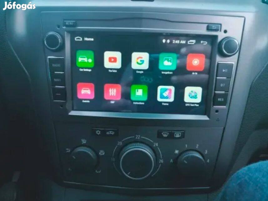 Opel Carplay Android Multimédia GPS Rádió Tolatókamerával