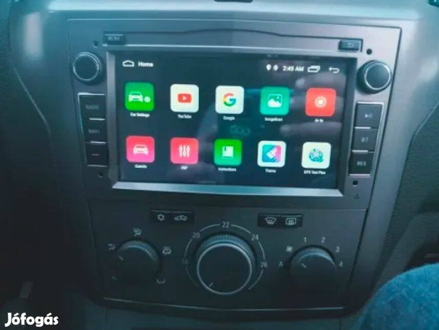 Opel Carplay Multimédia Android GPS Rádió Tolatókamerával