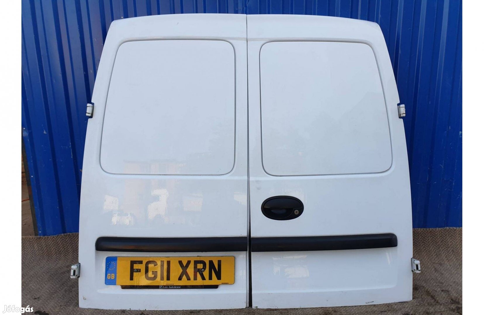 Opel Combo C 2001-2011 bal, jobb csomagtér ajtó fehér