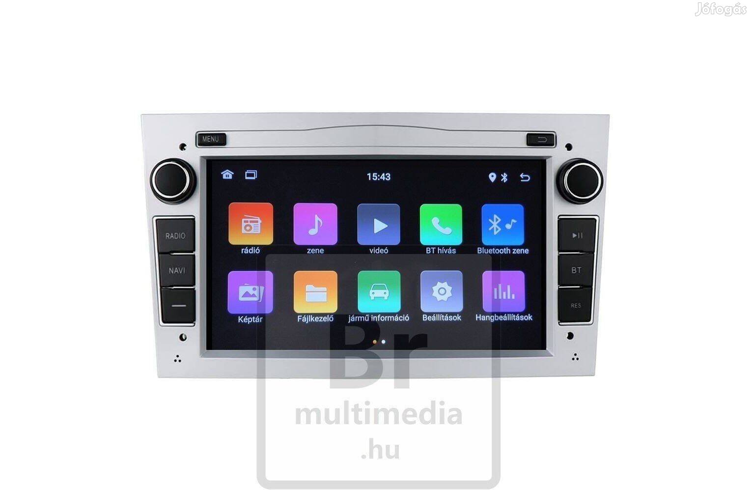 Opel Corsa Antara Vivaro Rádió 2Din Android Multimédia Navigáció
