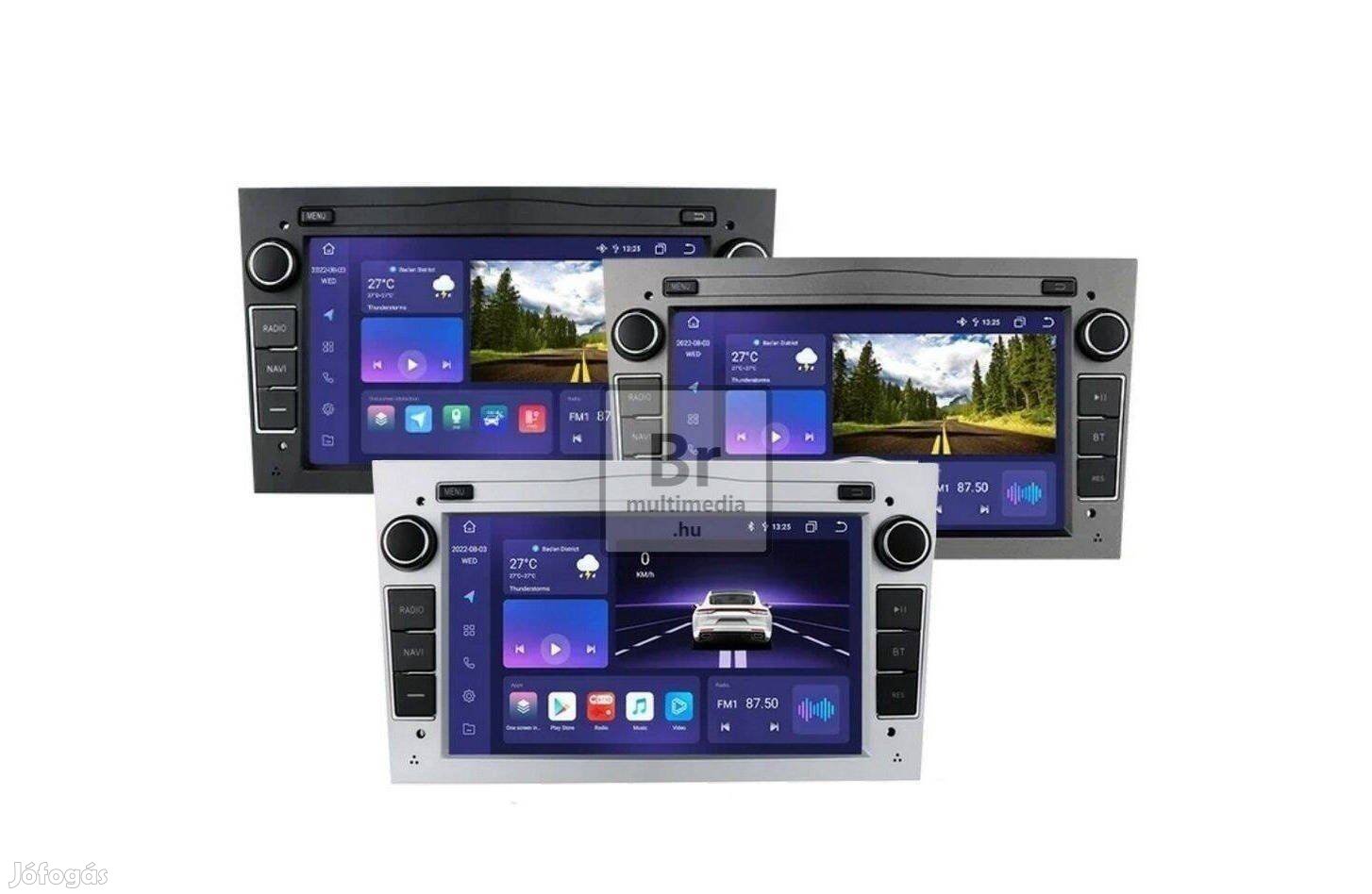 Opel Corsa Antara Vivaro Rádió 2Din Android Multimédia Navigáció