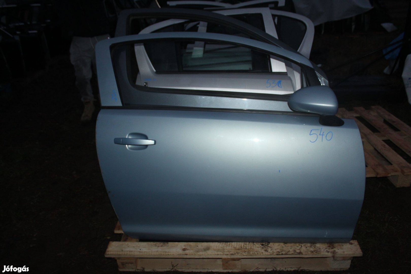 Opel Corsa D (3 ajtós) jobb ajtó komplett(540)