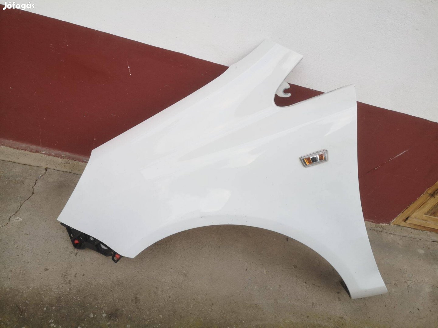 Opel Corsa D fehér gyári bal első sárvédő