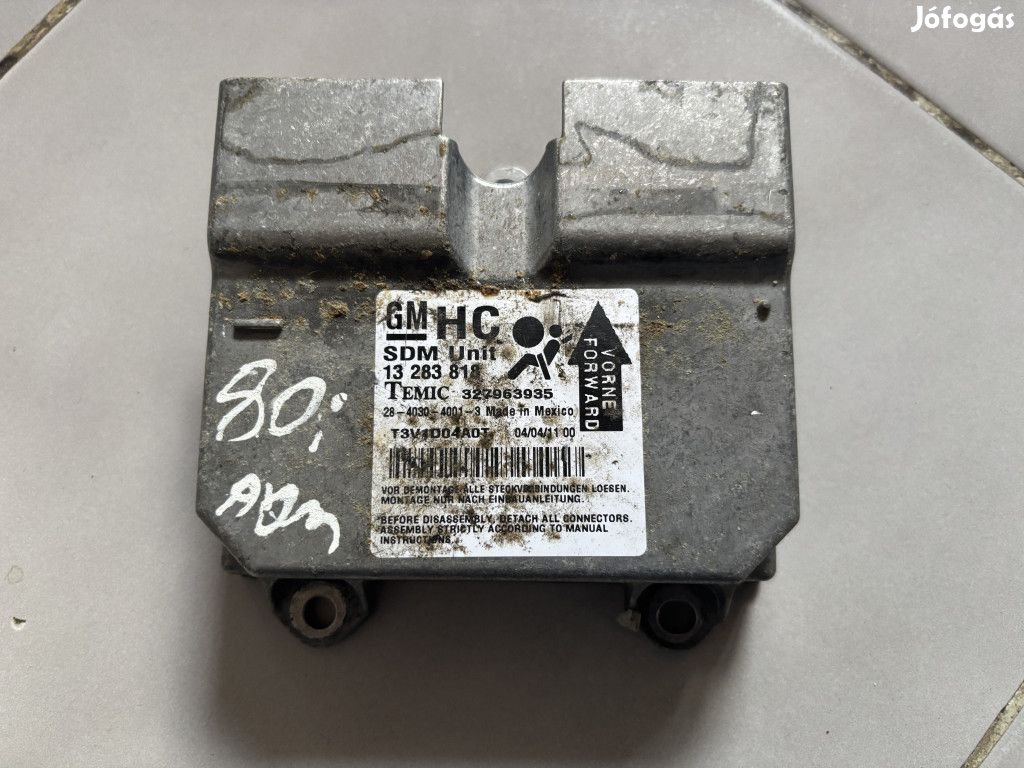 Opel Corsa D légzsák vezérlő elektronika 13283818