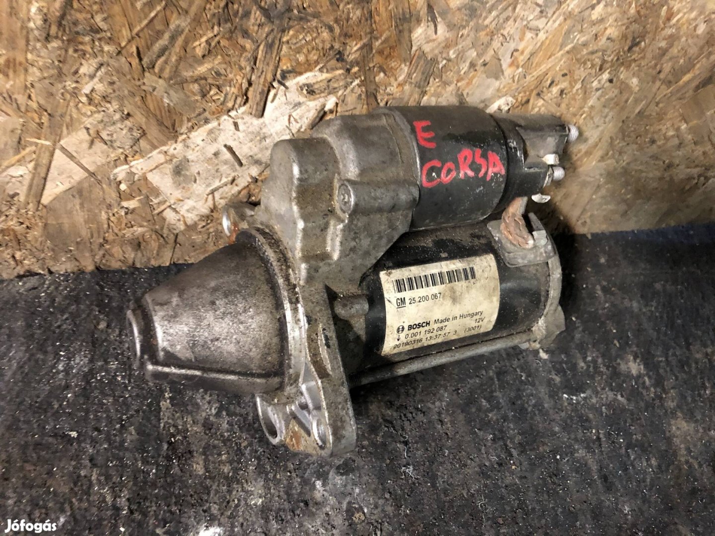 Opel Corsa E Astra J Meriva benzin önindító 