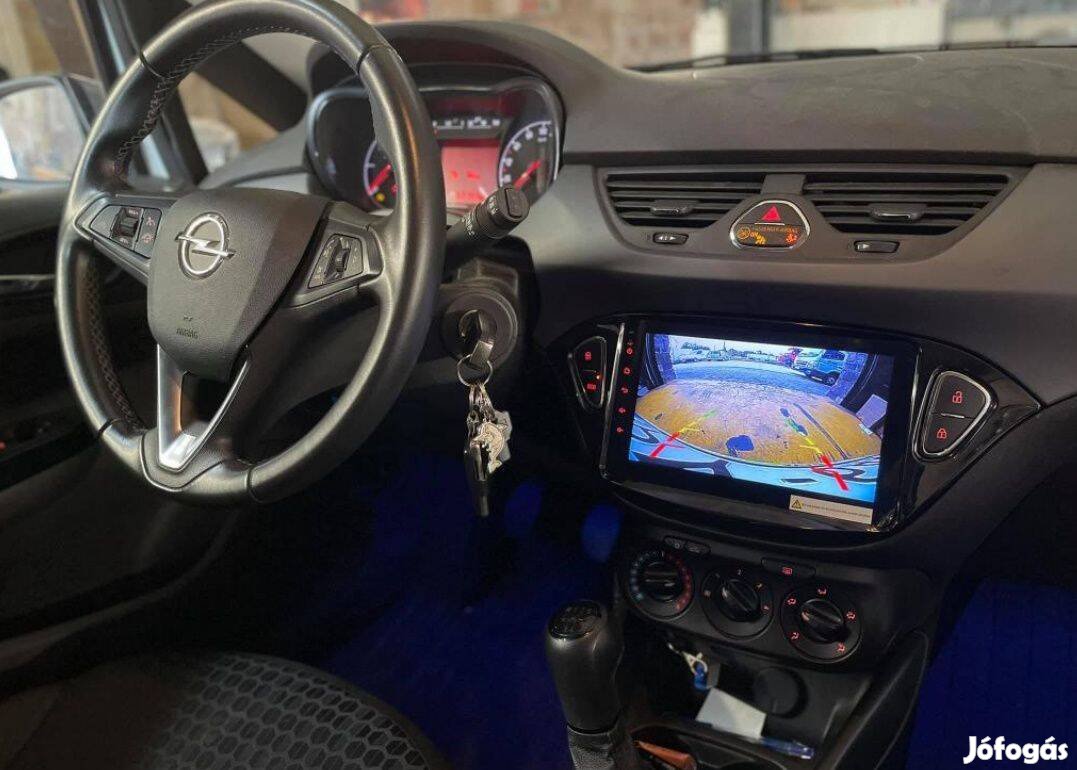 Opel Corsa E Multimédia Carplay GPS Rádió Tolatókamerával