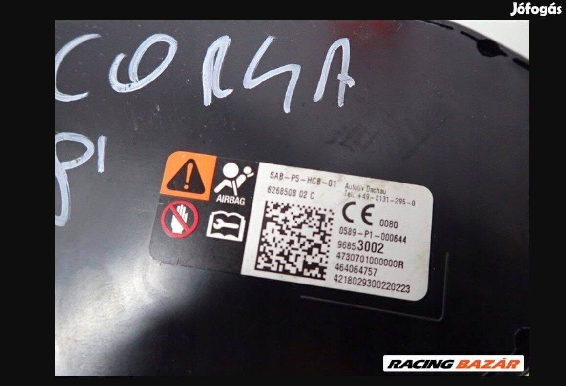 Opel Corsa E jobb ülés légzsák 96853002