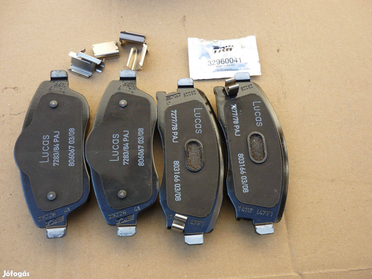 Opel Corsa Gyári első fékbetét szett eredeti GM