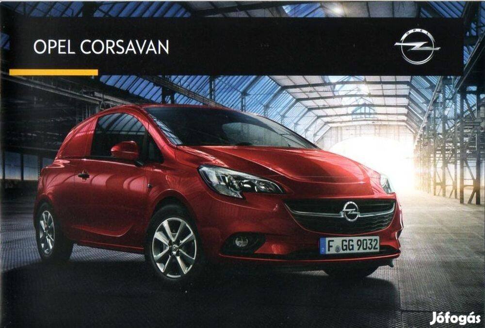 Opel Corsa Van 2016 magyar prospektus brossúra
