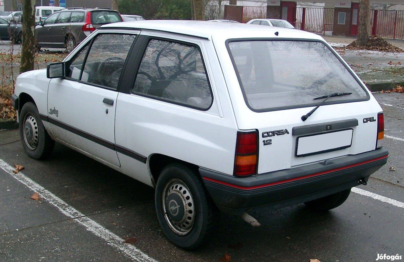 Opel Corsa "A" 3 ajtós jobb és bal első lejáró üveg, oldalüveg