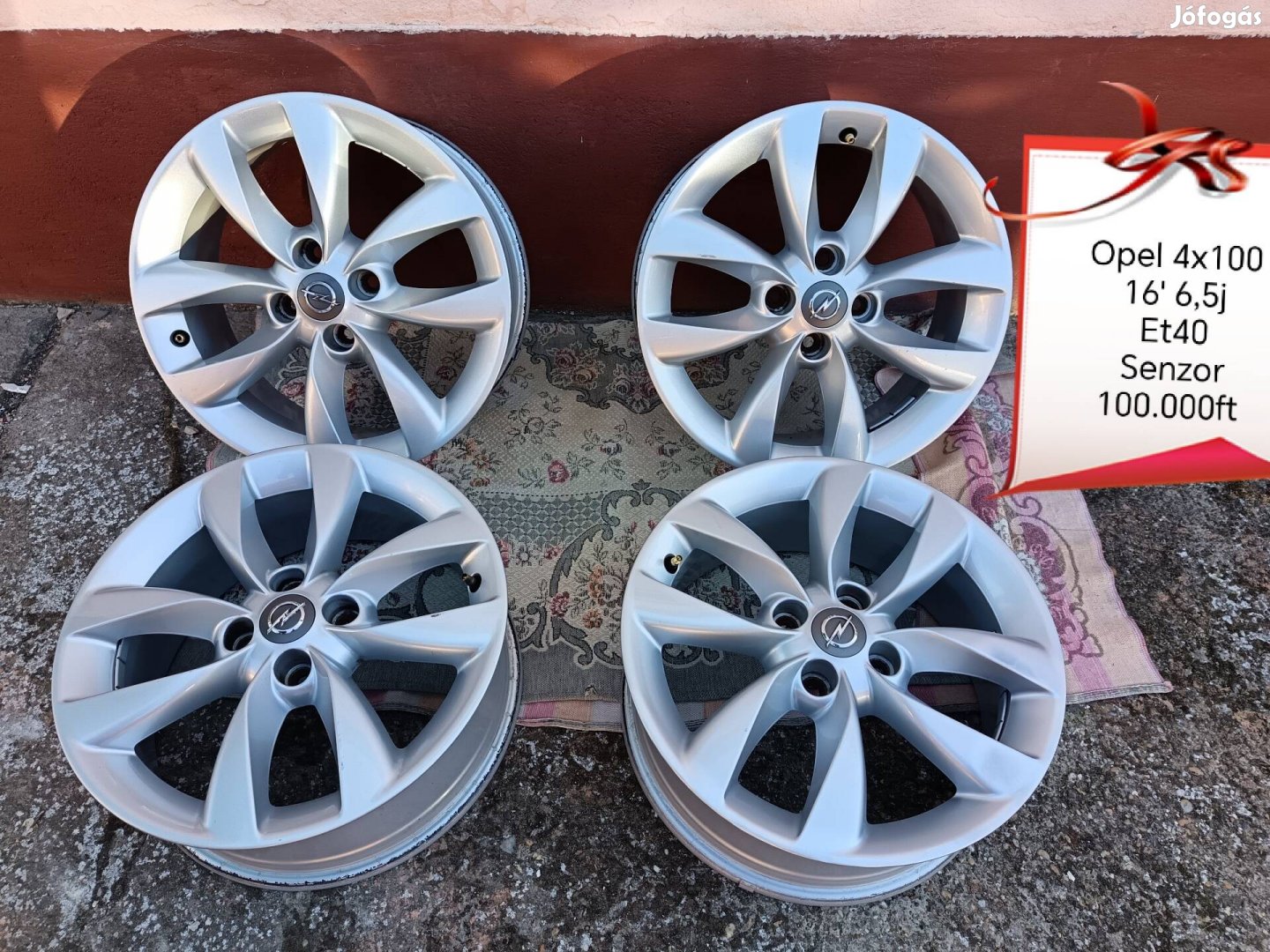 Opel Corsa d 4x100 16 col alufelni szett 