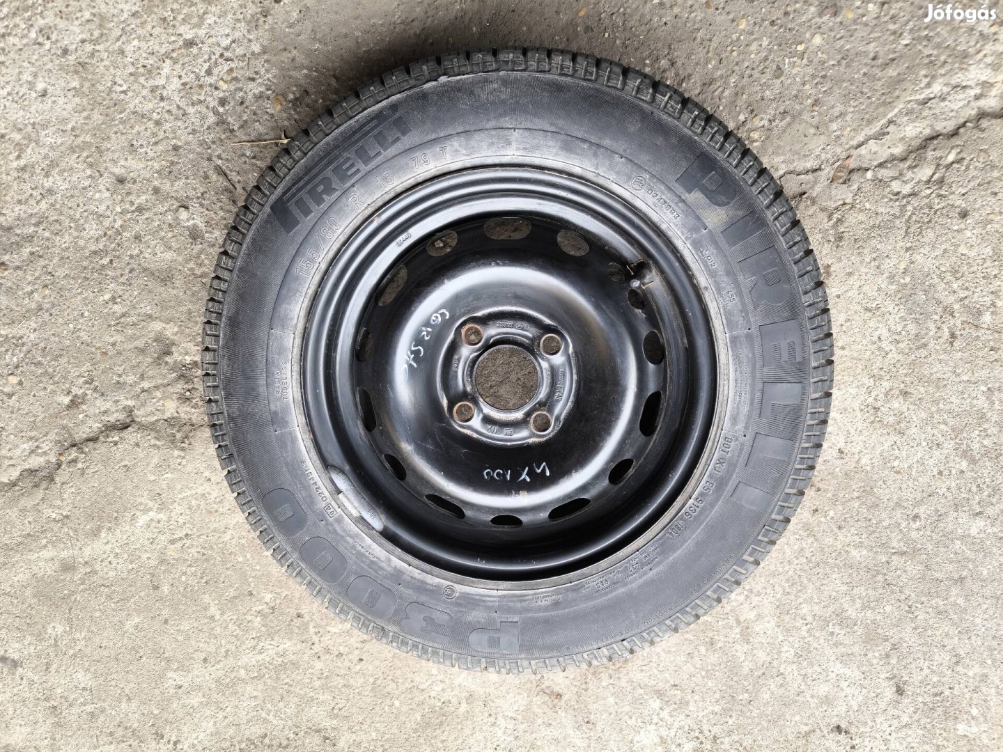 Opel Corsa pótkerék Helmeczi István 