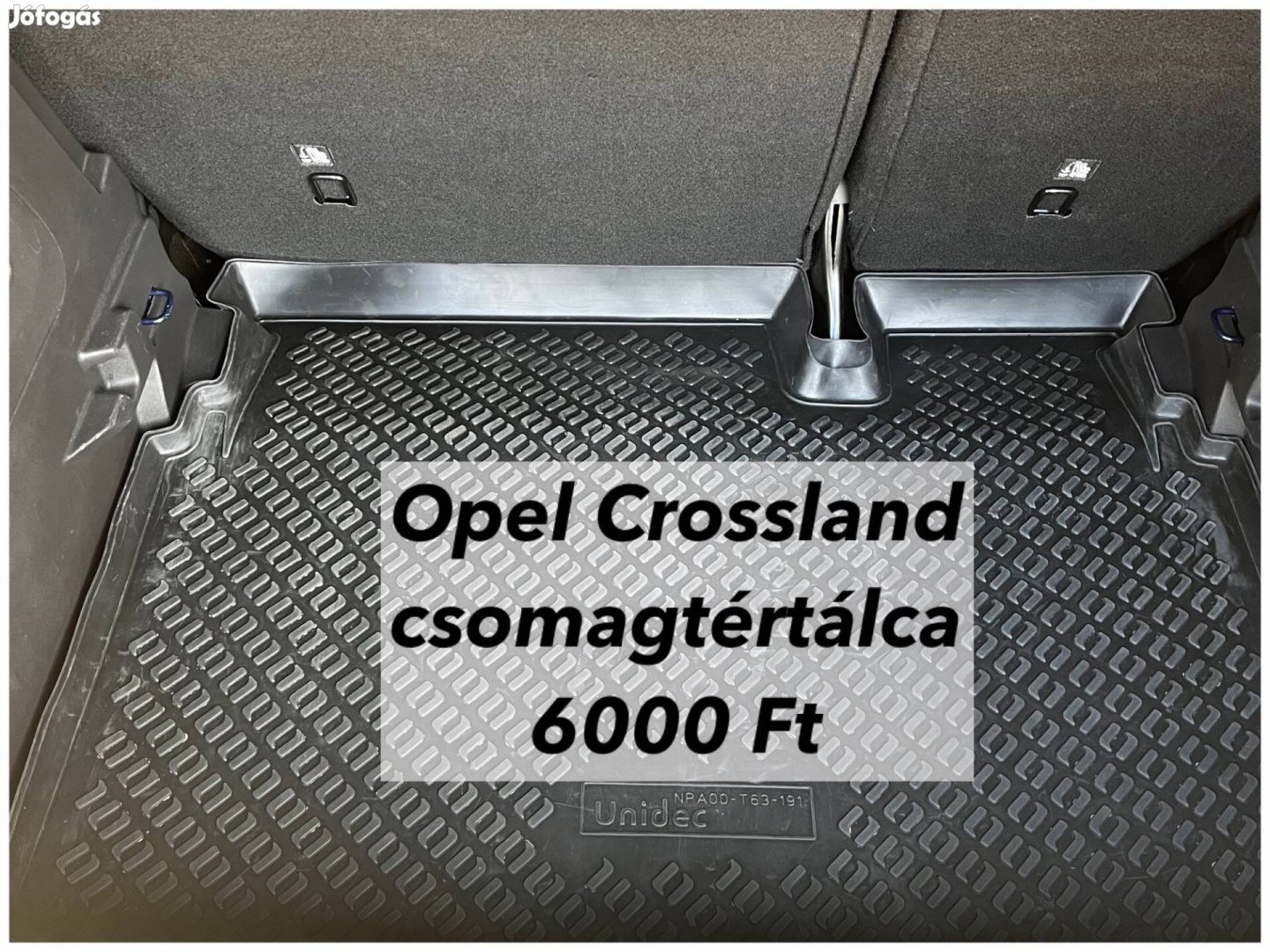 Opel Crossland csomagtértálca