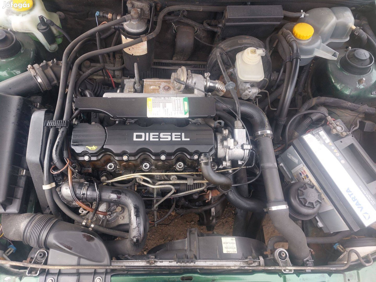 Opel F Astra 1.7td komplett motor német diesel X17DL