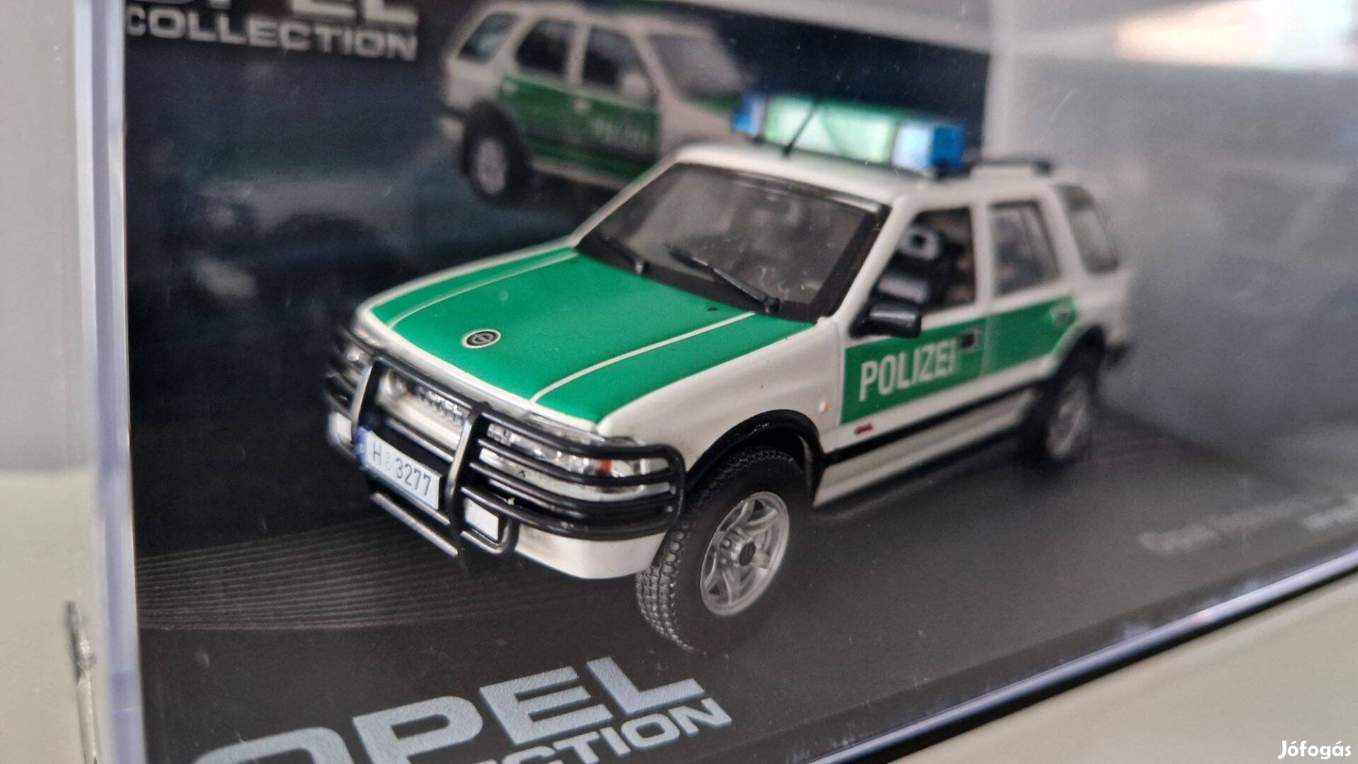 Opel Frontera Polizei 1:43 1/43 modell Collection kisautó rendőrség