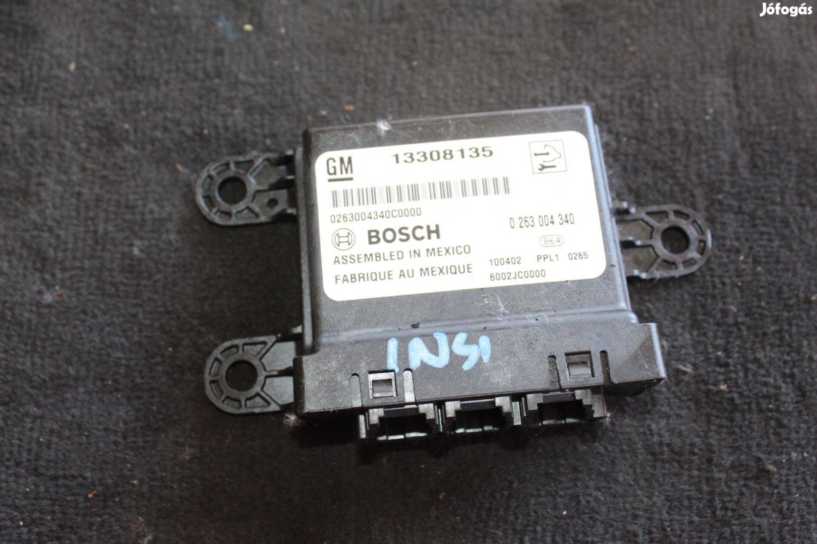Opel Insignia A tolatóradar elektronika 13308135