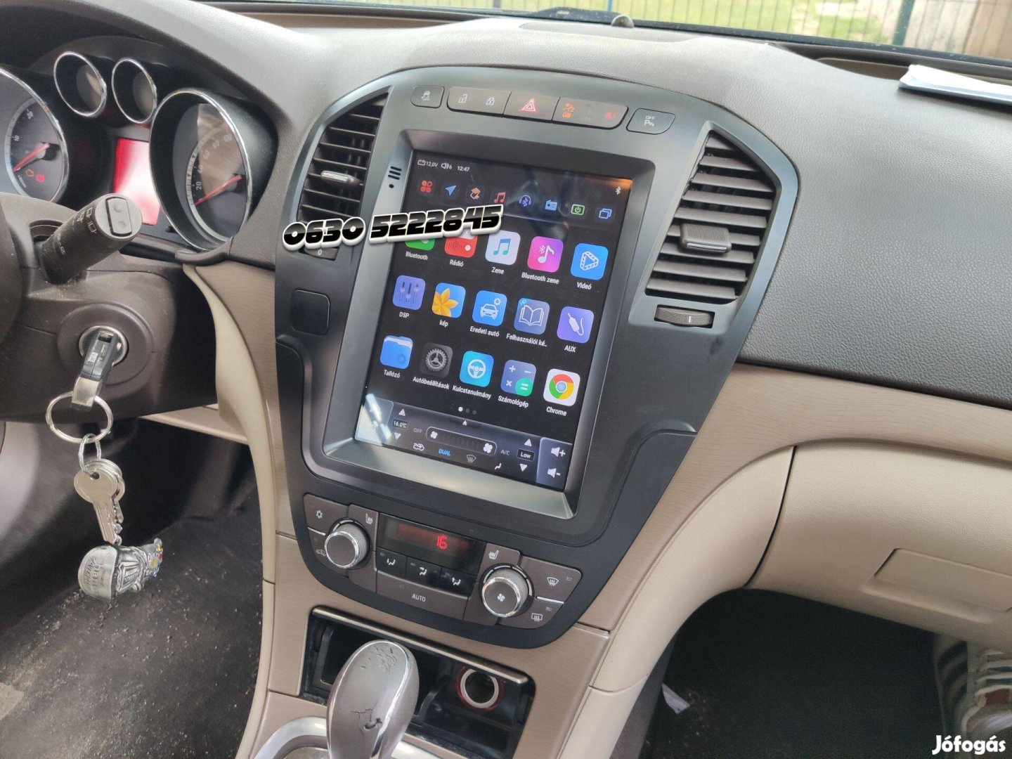 Opel Insignia Android Multimédia Kijelző Navigáció Rádió Carplay Hifi