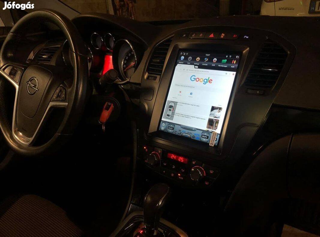 Opel Insignia Carplay Multimédia GPS Rádió Tolatókamerával