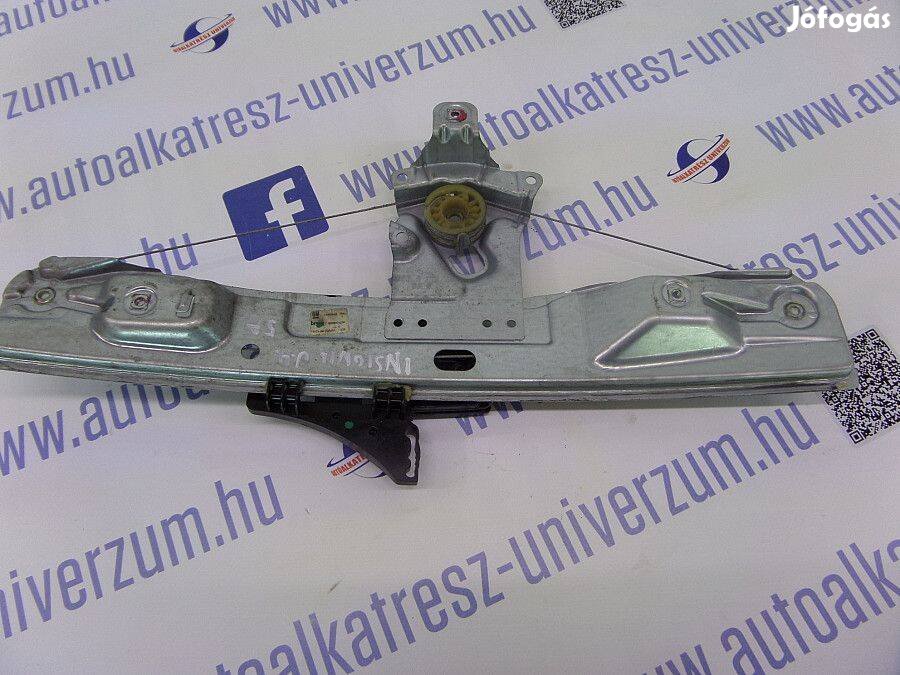 Opel Insignia Jobb hátsó ablakemelő szerkezet, bontott