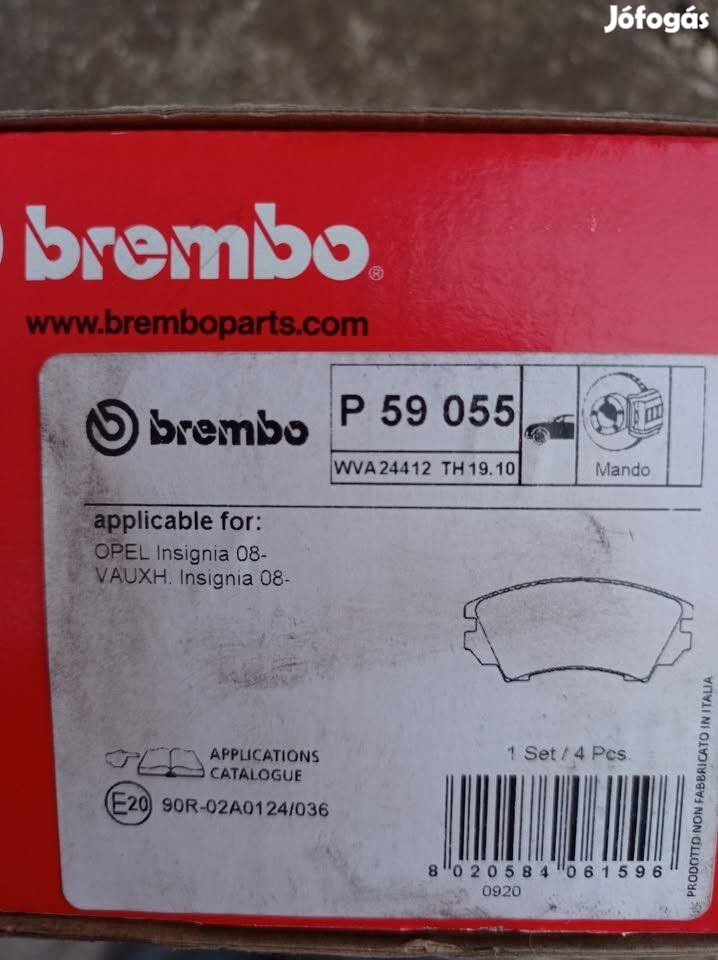 Opel Insignia első fékbetét