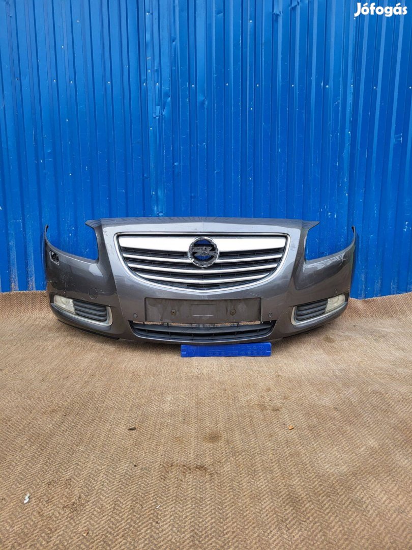 Opel Insignia első lökhárító 4 radar, mosós, hűtőrács, grafit szürke