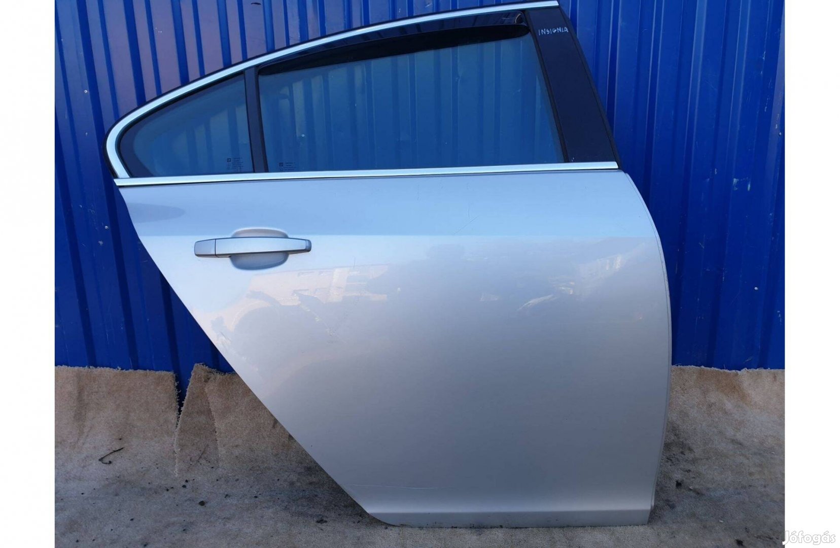 Opel Insignia komplett jobb hátsó ajtó ezüst színben