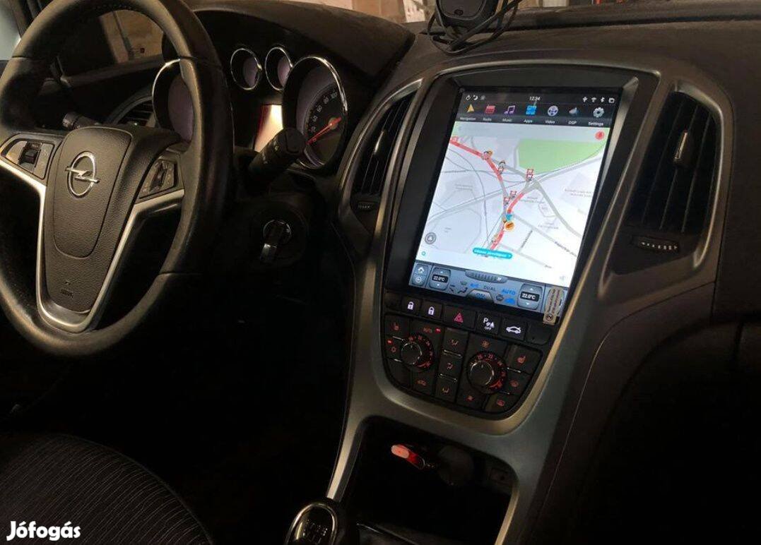 Opel J Astra Carplay Multimédia Android GPS Rádió Tolatókamerával